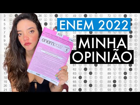 O QUE EU ACHEI DO ENEM 2022? (Débora Aladim)