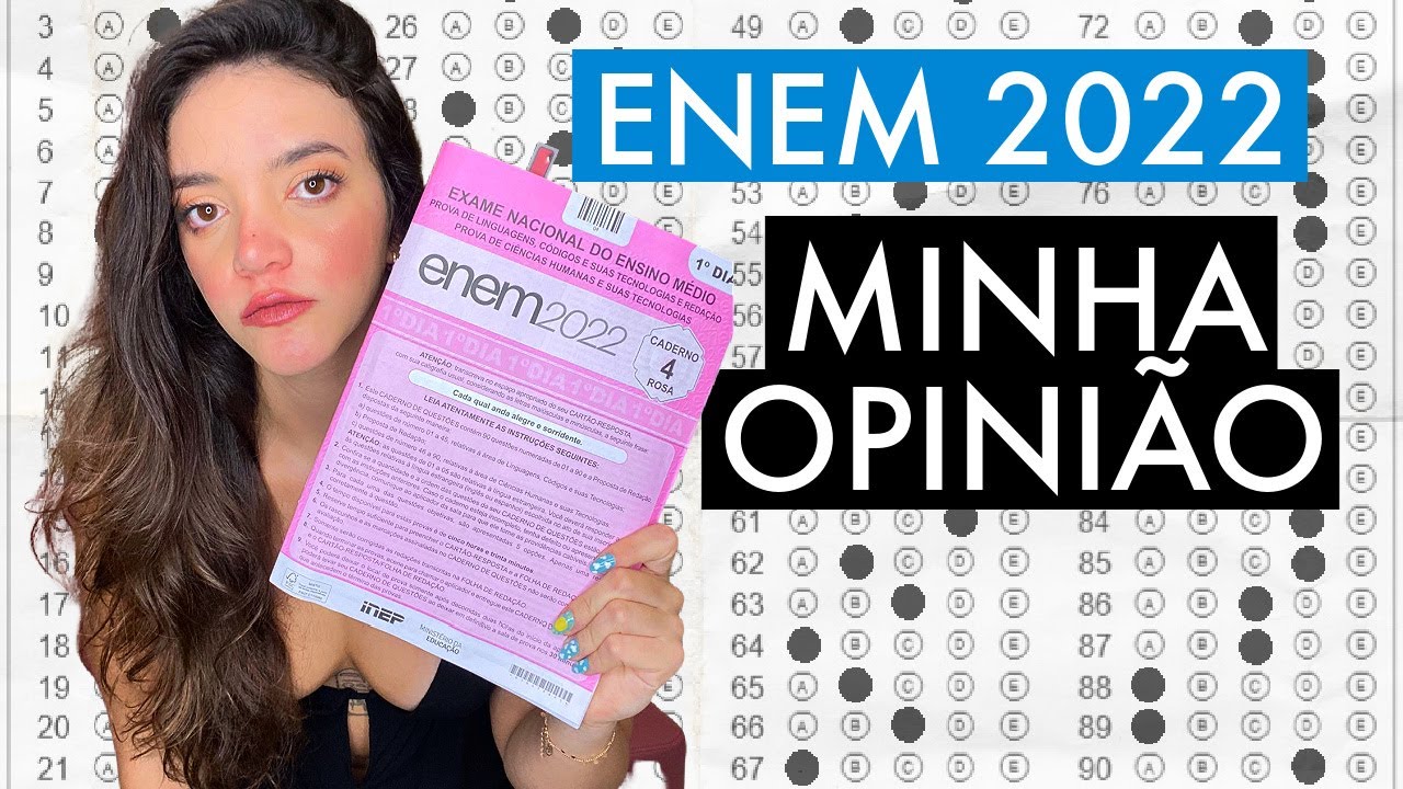 O QUE EU ACHEI DO ENEM 2022? (Débora Aladim)