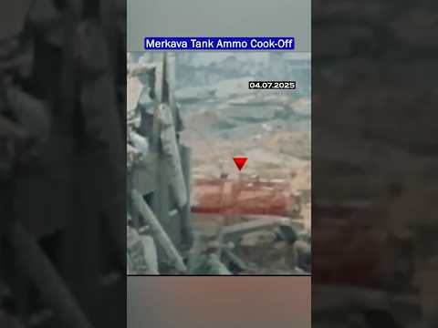 Hamas Fighter Destroys Israeli Merkava Mk.4M with Rear Attack!