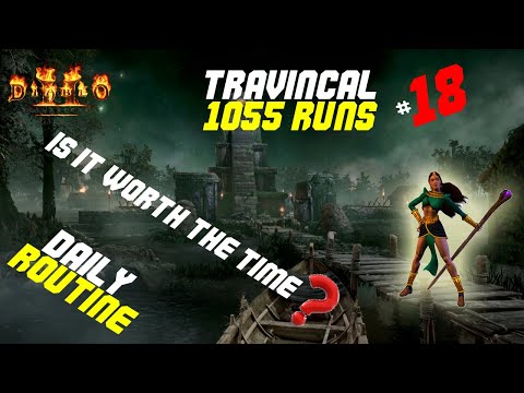I spent 24 Hours in Travincal / Daily Routine #18 / Loot Recap - Diablo 2 Resurrected - D2R
