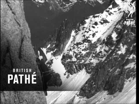 Tensing Training In Swiss Alps  (1954)