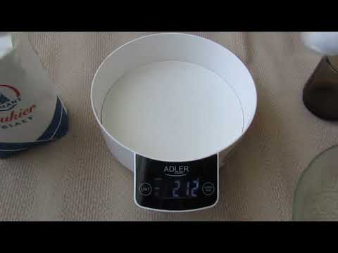 Virtuvinės svarstyklės Kitchen Scale ADLER AD3166 video