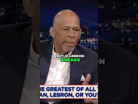 Kareem FINALLY Answers the GOAT Debate! 😲😲Kareem, Jordan, Or Lebron? #nba #lebronjames
