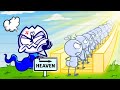 HEAVEN CALLING: Don't QUEUE Me | Animated Short Films | Pencilmation Cartoons!