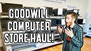 Goodwill Outlet and Computer Store Haul!!