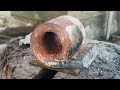Axe Making - Forging A Great AXE From A Big Rusty Leaf Spring