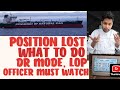 HOW TO DO LOP DR MODE WHAT TO DO IF POSITION LOST 2ND OFFICER JOB3RD OFFICER JOB JRC JAN 901B ECDIS