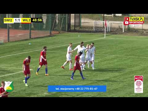tv.nsk.pl [2:1 Marcel Niesłuchowski] Świt II Nowy Dwór Maz - Wilga II Garwolin 3:2 (1:1) 2023-03-19