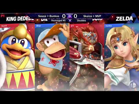 Recharged #6 - Sauce + Bunkus vs Skaiza + Mvp - Losers Semis - SSBU