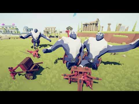 TABS | Me With 2 Giant Samurai And 1 Hwacha And 1 Ballista Vs 3 Ice Giant