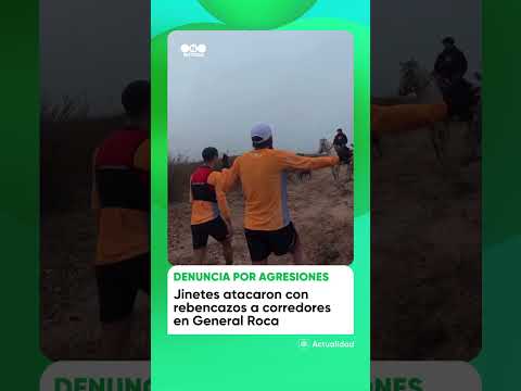 Jinetes atacan a runners