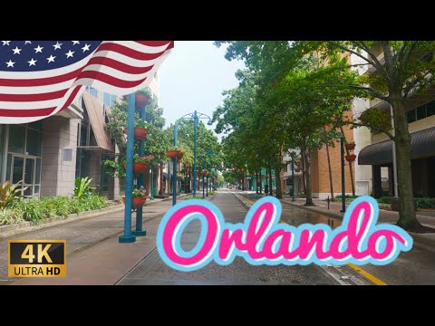 DRIVING in ORLANDO, Orange County, Florida State, UNITED STATES I 4K 60fps