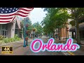 DRIVING In ORLANDO Orange County Florida State UNITED STATES I 4K 60fps