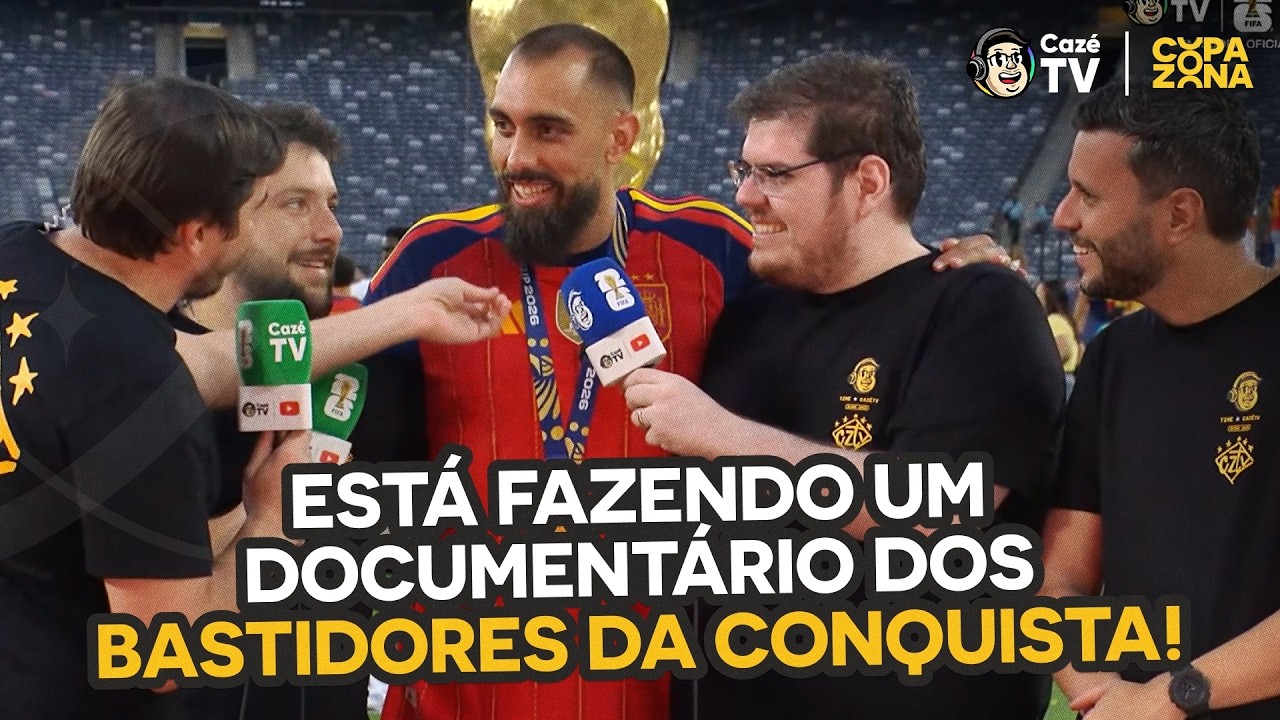 OS BASTIDORES DA CONQUISTA! BORJA IGLESIAS REGISTROU TUDO! | COPAZONA