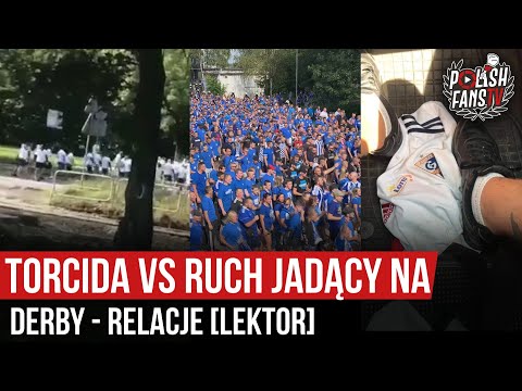 Torcida Górnik vs Ruch jadący na derby - relacje [LEKTOR] (13.09.2020 r.)