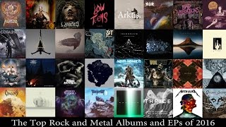 The Top Rock and Metal Albums and EPs of 2016