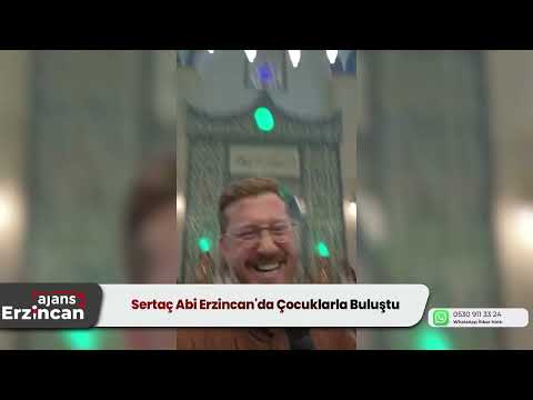 Sertaç Abi Erzincan'da Çocuklarla Buluştu