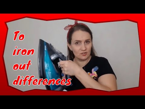 English Idioms | To iron out differences