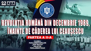 Revoluția Română din Decembrie 1989, înainte de căderea lui Ceaușescu (II)