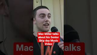 Mac Miller talks about his senior skip day music video #music #rap #nardwuar #macmiller #mac #video