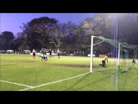 Burgess Hill Town FC Vs Leatherhead. F.A Trophy, 29th November 2014