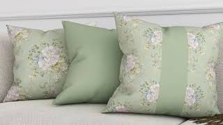 Декоративная подушка «939419» зеленый, лайм — видео о товаре