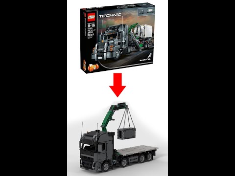 Lego Technic Volvo crane truck - 42078 C Model