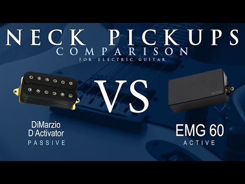 DiMarzio D ACTIVATOR vs EMG 60 - Neck Pickup Guitar Tone Comparison Demo