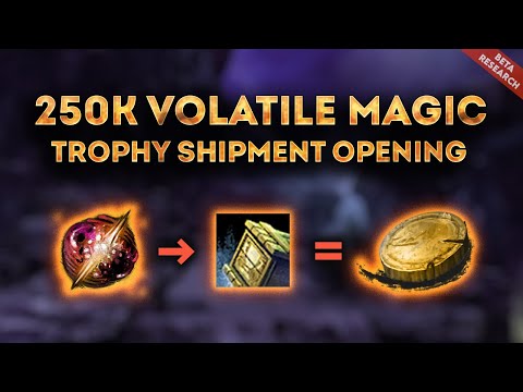 250k+ Volatile Magic to Gold | 1000 Trophy Shipment Opening