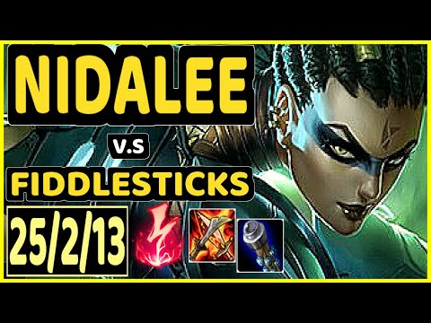 CINKROF (NIDALEE) vs FIDDLESTICKS - 25/2/13 KDA JUNGLE CHALLENGER GAMEPLAY - EUW
