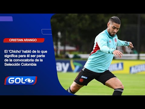 Cristian Arango se mostró "muy contento" de poder regresar a la Selección Colombia