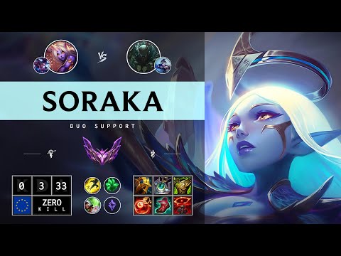Soraka Support vs Pyke: Healing Master - EUW Master Patch 14.15