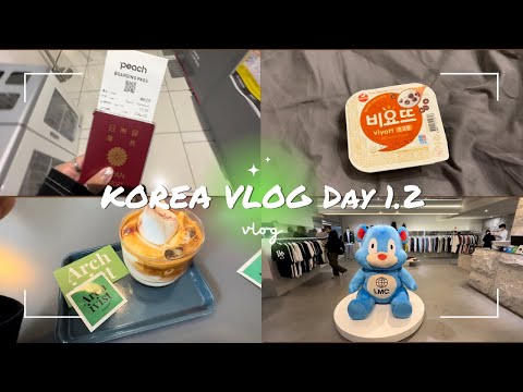 [VLOG coreano] Viagem solo à Coreia 🛩️ Visite todas as áreas, cafés e roupas mais populares de Seul⁉️ Hongdae Myeongdong Gyeongbokgung Palace Anguk Seongsu