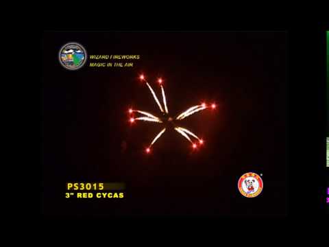 SC075PA01 - 3 INCH SHELL - WIZARD FIREWORKS - PS3015