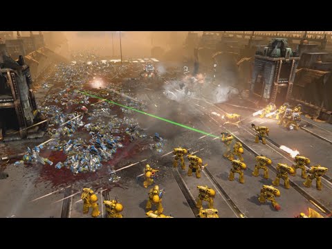 Imperial Fists surviving against Orks invasion! - Warhammer 40K: Dawn of War 2: Retribution
