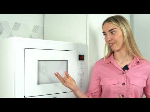 Встраиваемая микроволновая печь EXITEQ EXM-106 white (белая) - Видеообзор