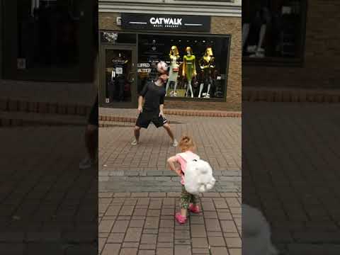Skills using the football in Zakopane, Poland