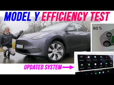 Tesla Model Y 2022 incredible new features 😂 and winter test of range, heating 🔥, supercharging ⚡