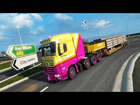 Euro Truck Simulator 2 - Orkney Islands to Poland [ProMods V2.2] - Timelapse #99