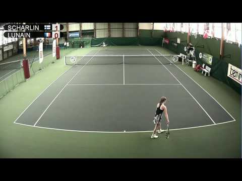 SCHARLIN (FIN) vs LUNAIN (FRA) - Open Super 12 Auray Tennis - Court 1