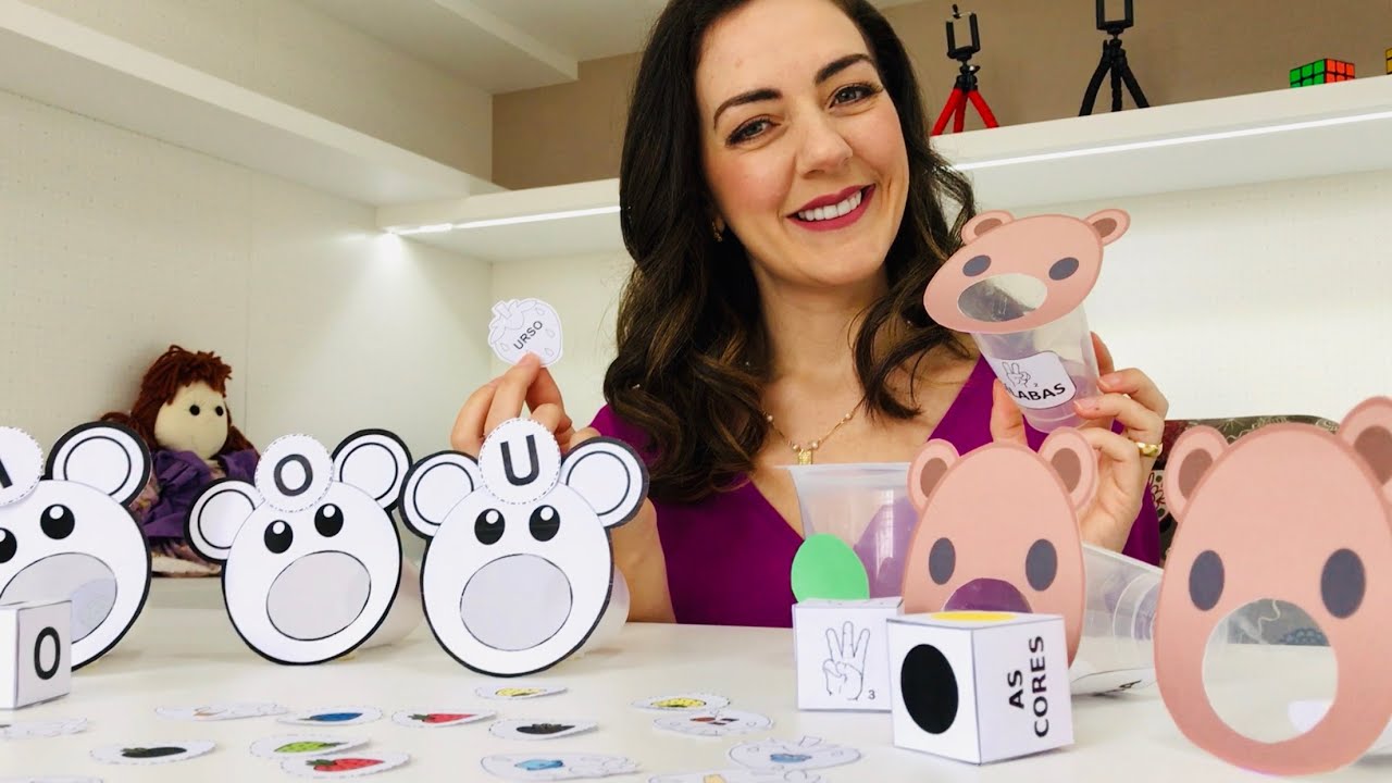 COMO ENSINAR AS SÍLABAS, VOGAIS E CORES DE UM JEITO DIFERENTE - 4 RECURSOS INCRÍVEIS!