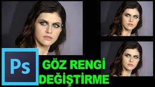 Photoshopta Göz Rengini Değiştirme