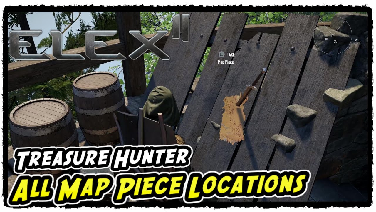 Elex 2 All Map Piece Locations - Treasure Hunter Trophy / Achievement Guide