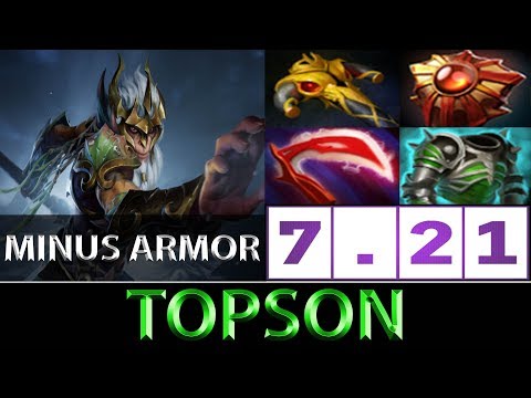 TOPSON [Monkey King] 19 Kills Minus Armor Build ► Dota 2 7.21