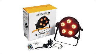 Algam Lighting SLIMPAR 510 QUAD projecteur à LED - Video