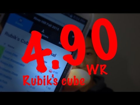 New 4.90 3x3 world record/Lucas Etter