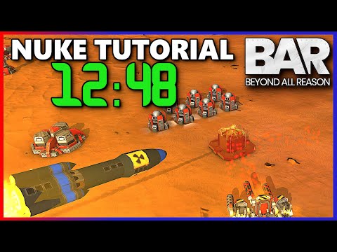 Beyond All Reason Quick Nuke Build Tutorial | Launching Nuclear missiles before Anti-Nukes are built