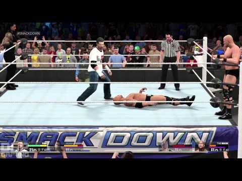 WWE2K15 My Career Mode (PS4/60fps) pt83 - Tag vs. the ROCK and AUSTIN?!