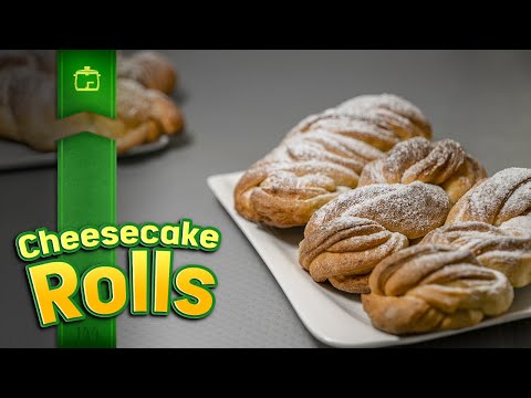 Cheesecake Rolls. Quick and easy baking.