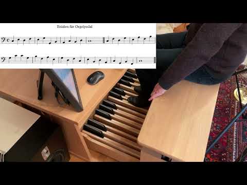 Kurze Einführung in das Orgelpedalspiel - mit Franz Josef Stoiber